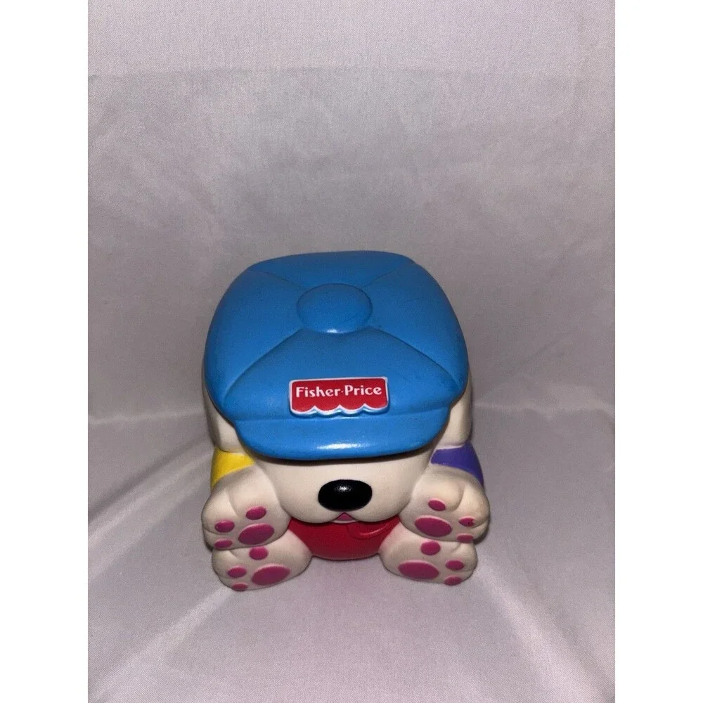 Vintage 1997 Fisher Price Puppy Dog Squeek Toy